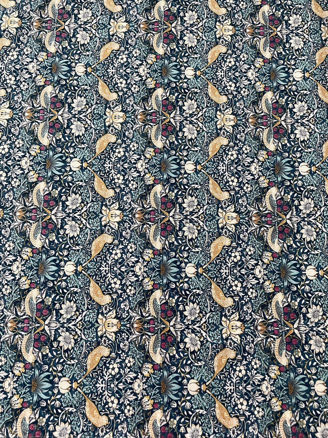 Morris & Co - Mini Strawberry Thief Teal