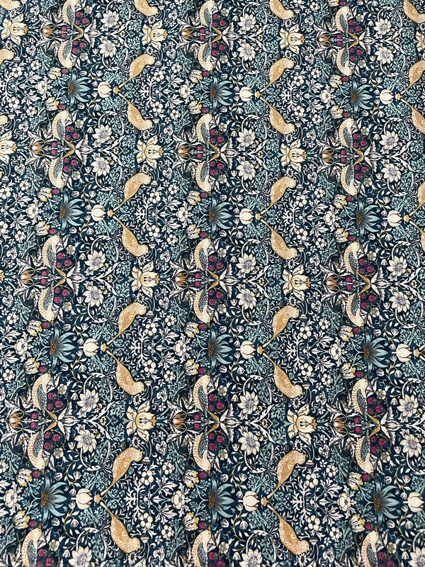 Morris & Co - Mini Strawberry Thief Teal