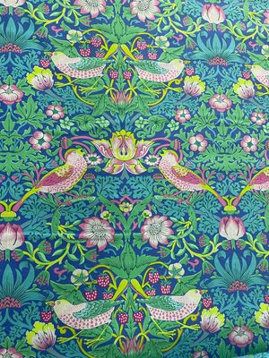 Kaffe Fassett x Morris & Co - Strawberry Thief Blue