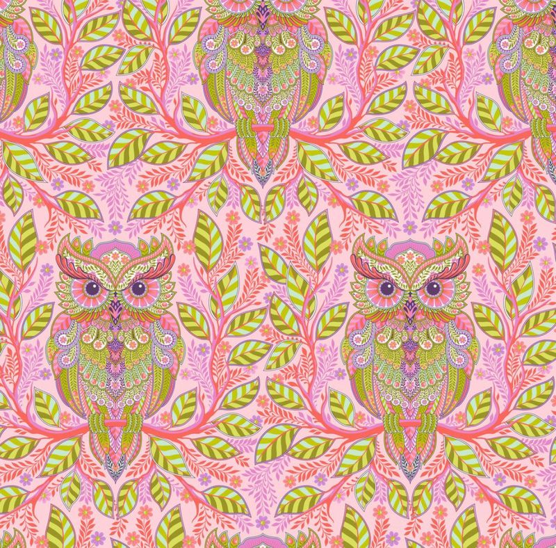Tula Pink FULL MOON FOREST II - Hootie Patootie Honey