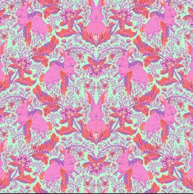 Tula Pink FULL MOON FOREST II - Hoppy Go Lucky Blossom