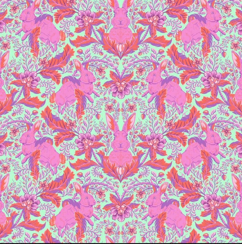 Tula Pink FULL MOON FOREST II - Hoppy Go Lucky Blossom
