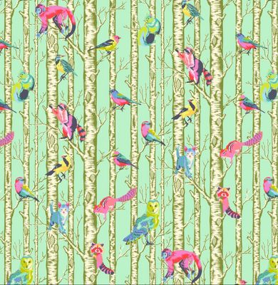 Tula Pink FULL MOON FOREST II - Family Tree Enchanted