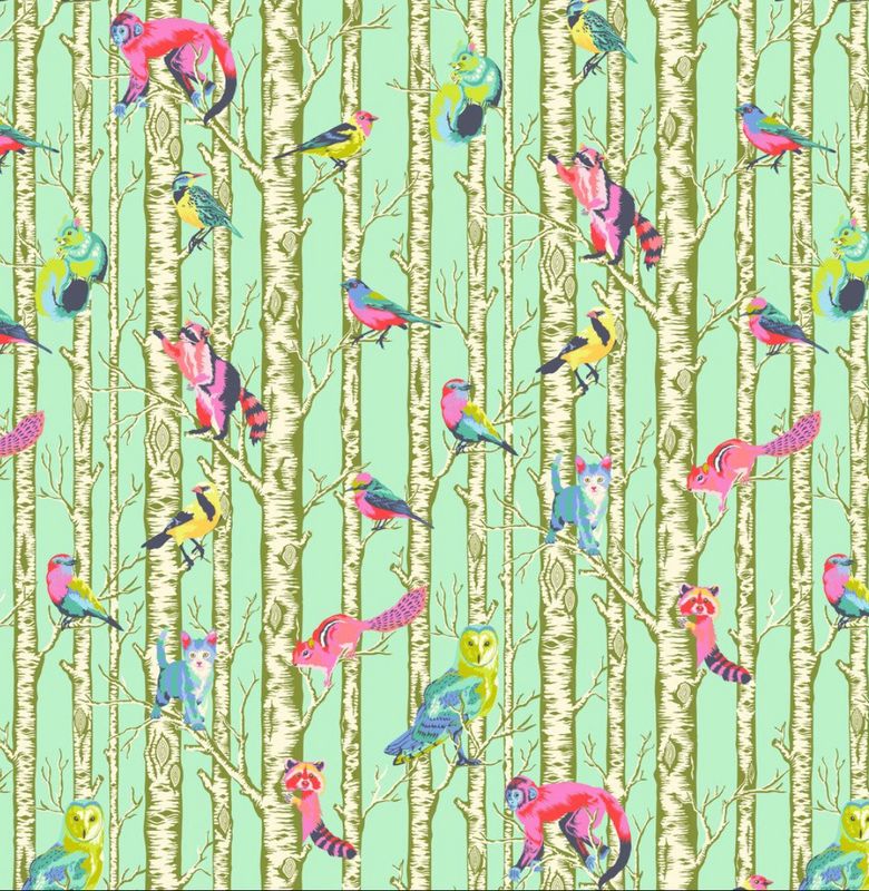 Tula Pink FULL MOON FOREST II - Family Tree Enchanted