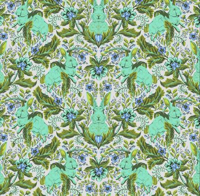 Tula Pink FULL MOON FOREST II - Hoppy Go Lucky Starlight
