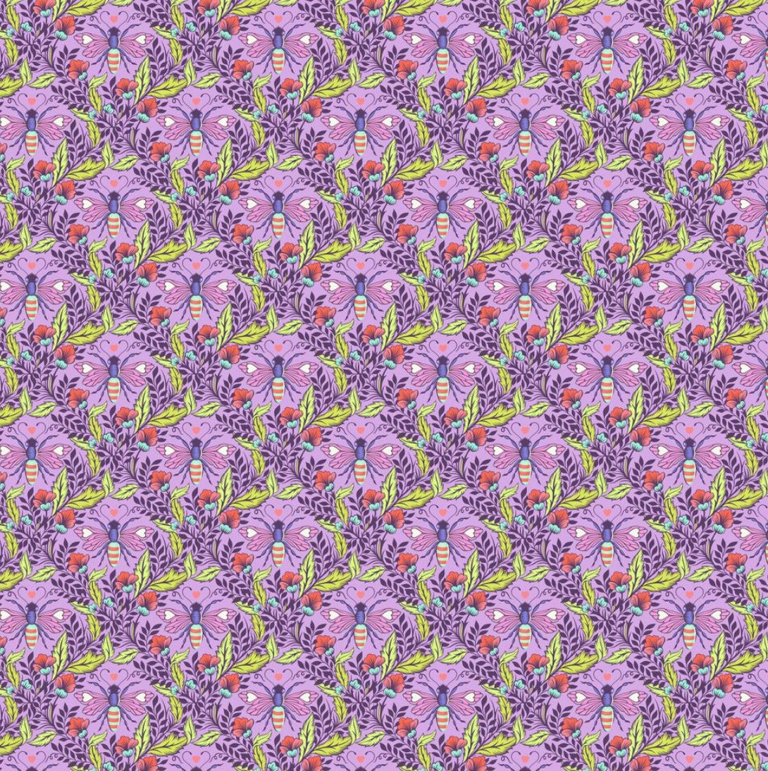 Tula Pink FULL MOON FOREST II - Shake Your Honey Maker Blossom