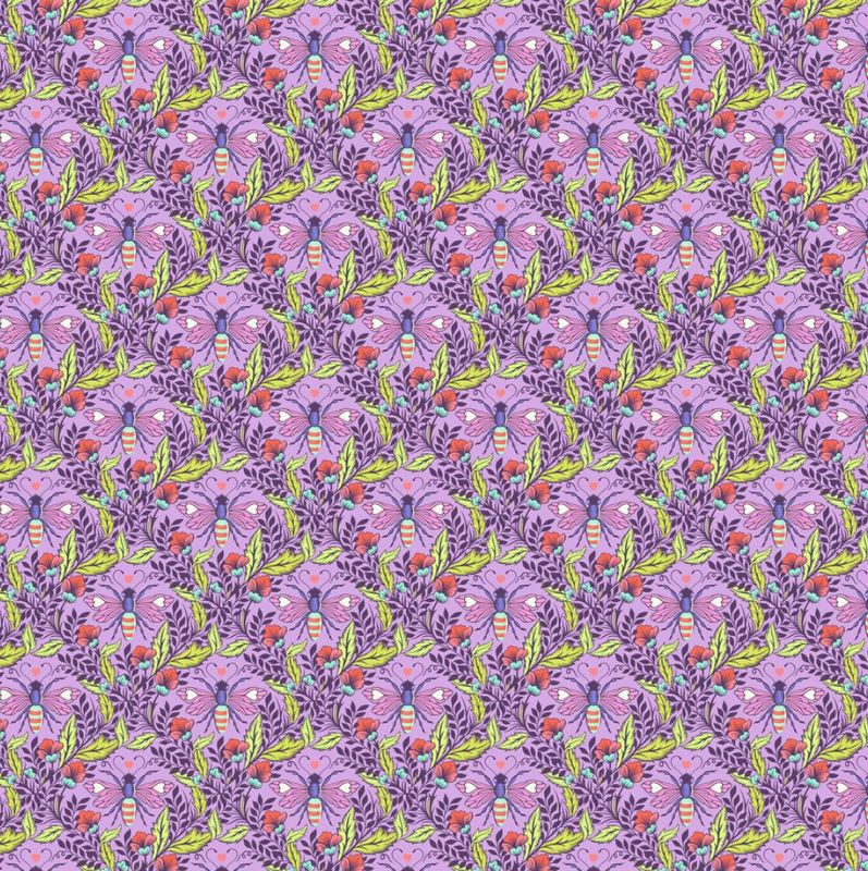 Tula Pink FULL MOON FOREST II - Shake Your Honey Maker Blossom