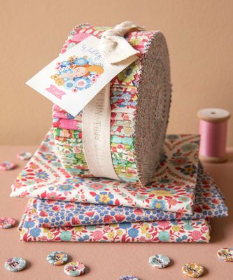 Tilda Wallflower - Fabric Roll 2.5” Strips