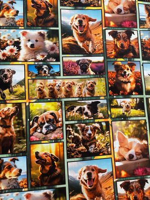 Furry Fun - Puppy Collage