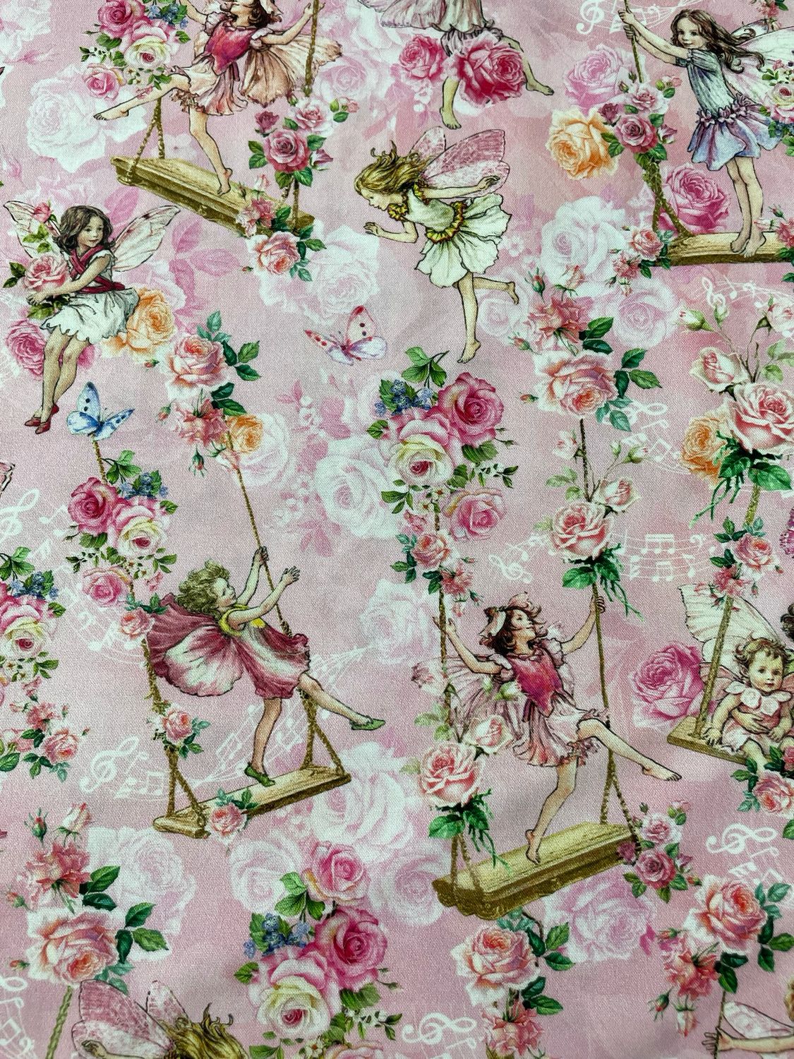 Spring Songs Fairies - Pink Background
