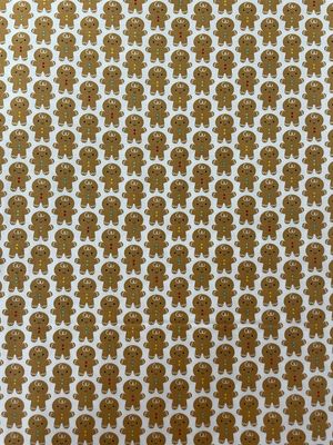 Gingerbread Kisses - Gingerbread Men White
