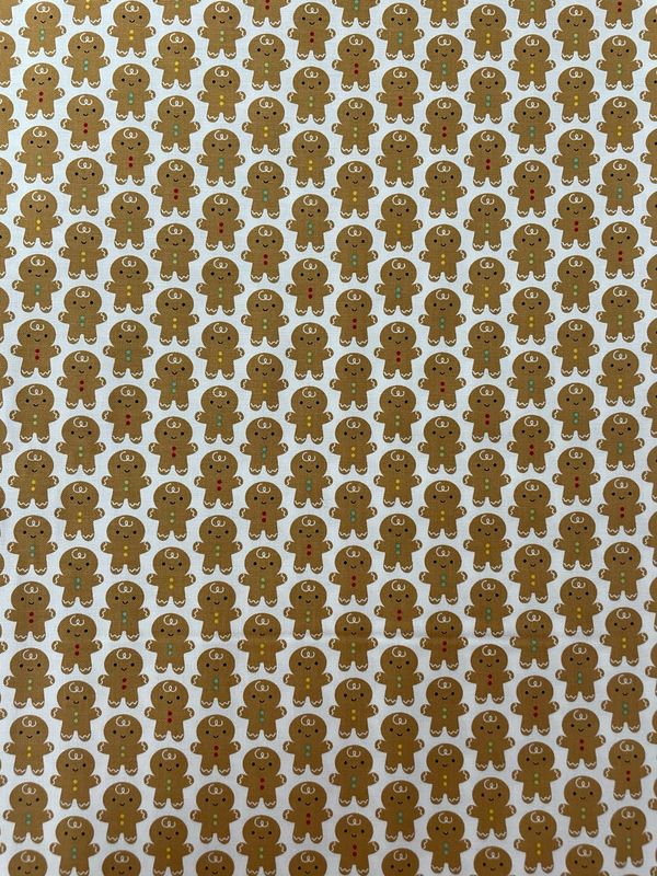 Gingerbread Kisses - Gingerbread Men White