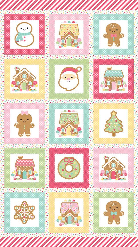 Gingerbread Kisses - Panel