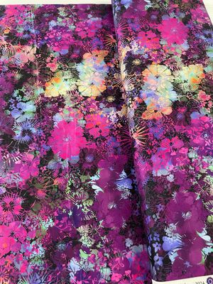 I Dream In Colour - Purple/Pink Floral Dark