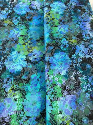 I Dream In Colour - Blue Floral Dark