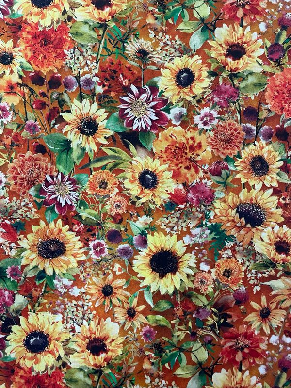 Sunlit Garden - Rust