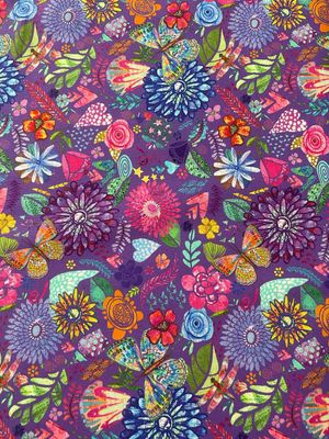 Shine On - Floral Purple
