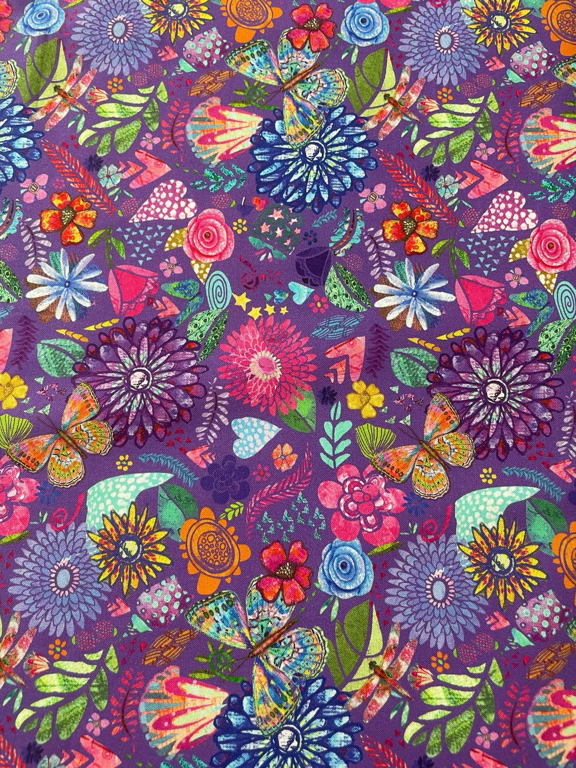 Shine On - Floral Purple
