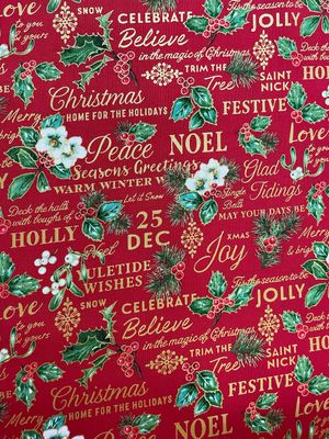 Tis The Season - Seasons Greetings Red