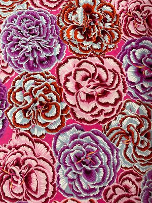Kaffe Fassett - Picotee Carnations In Pink