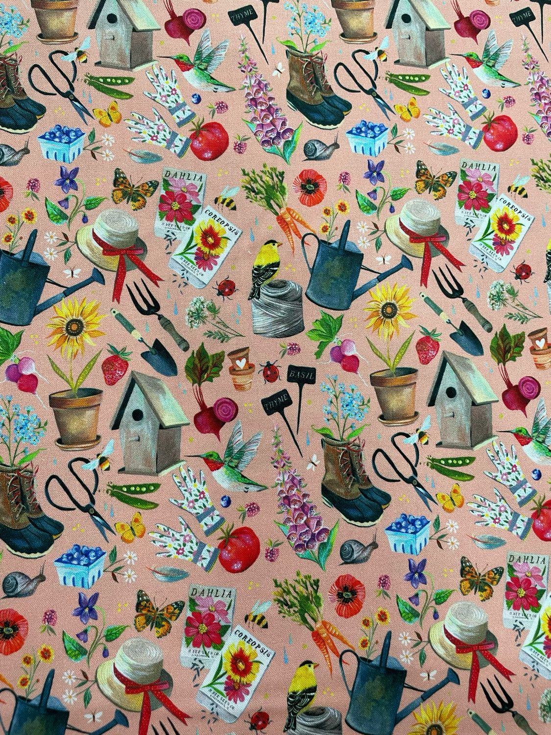 A Wildflower Heart - Garden Light Peach