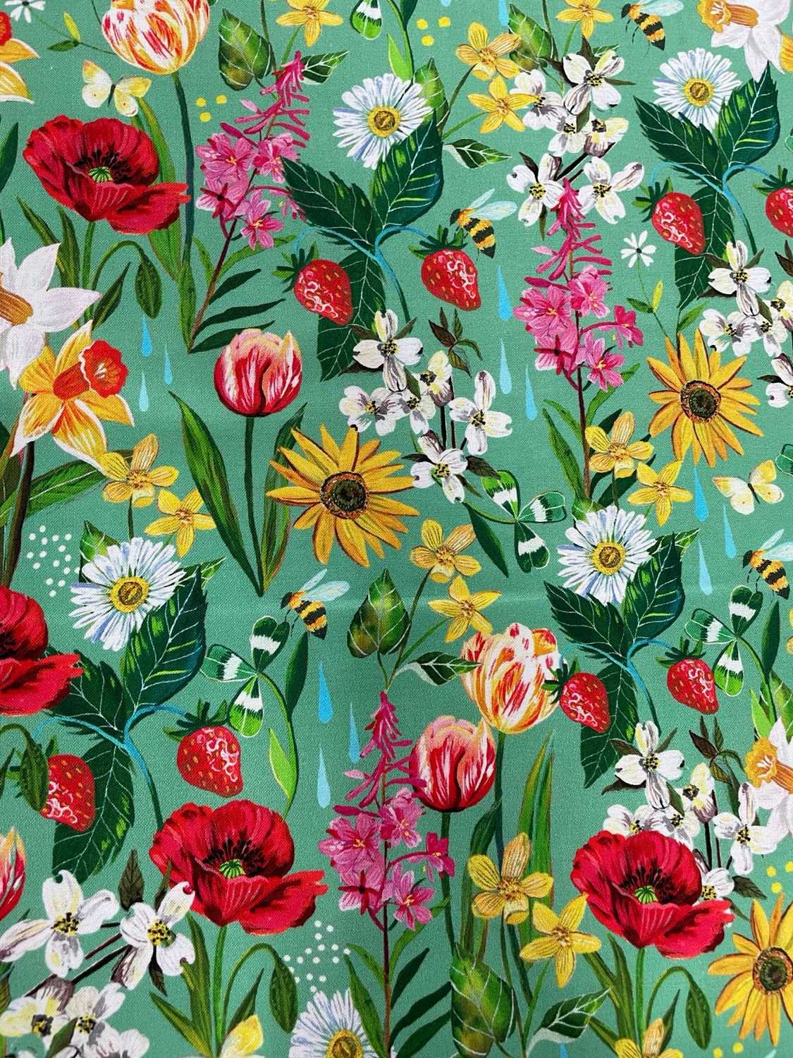 A Wildflower Heart - Meadow Teal