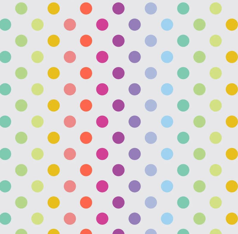 Tula Pink Graywork - Disco Poms In Whisper