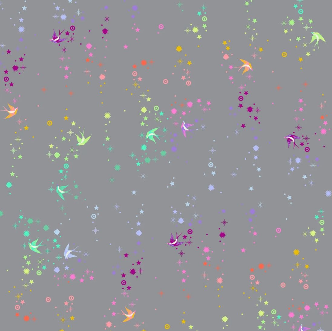 Tula Pink Graywork - Fairy Dust In Shadow