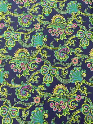 Sweet Talk - Navy Paisley
