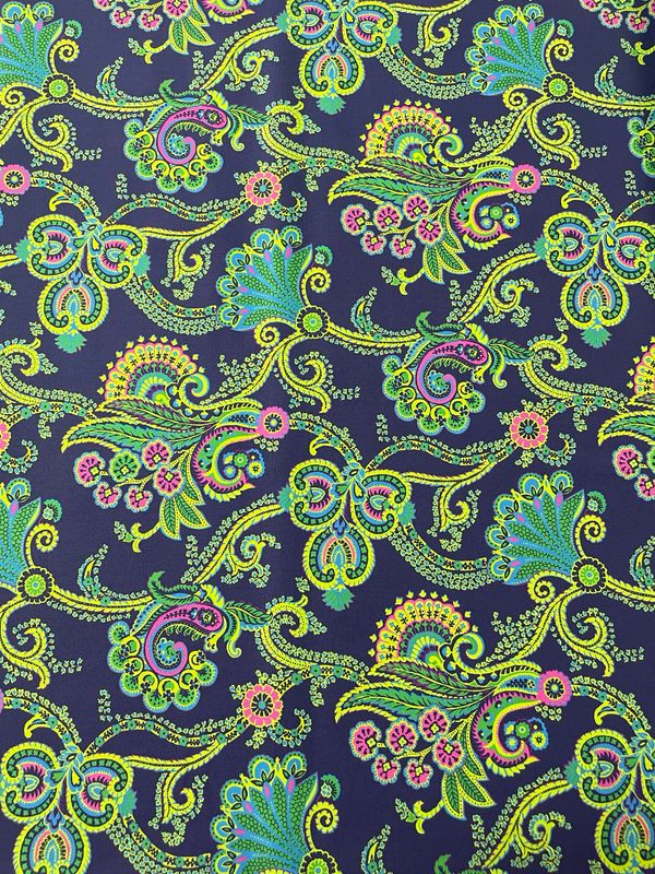 Sweet Talk - Navy Paisley