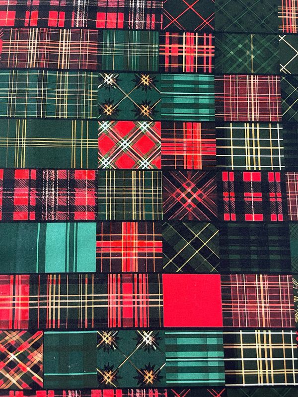 A Holly Season - Tartan Patches