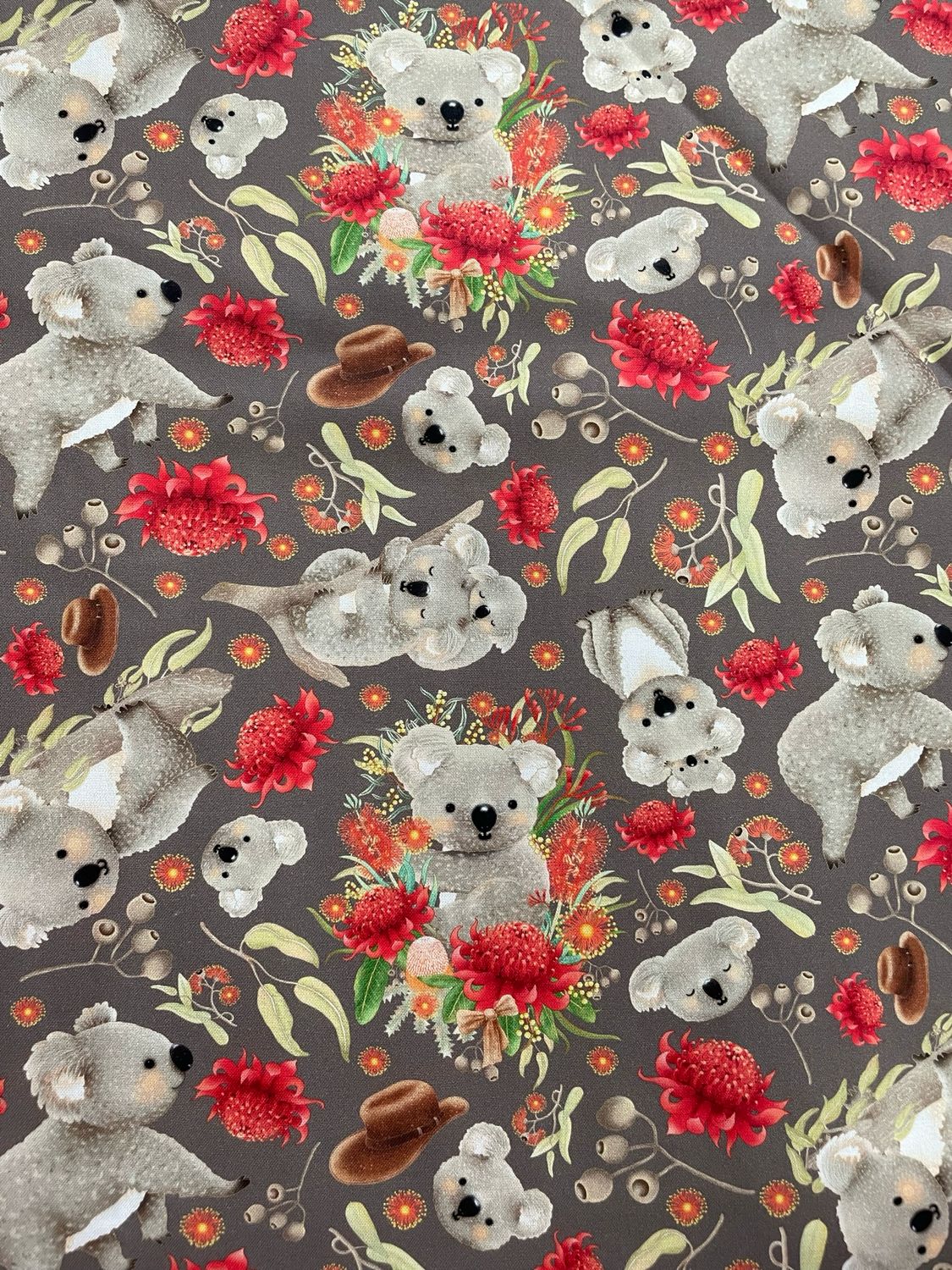 Jen Digital Art - Koalas Grey