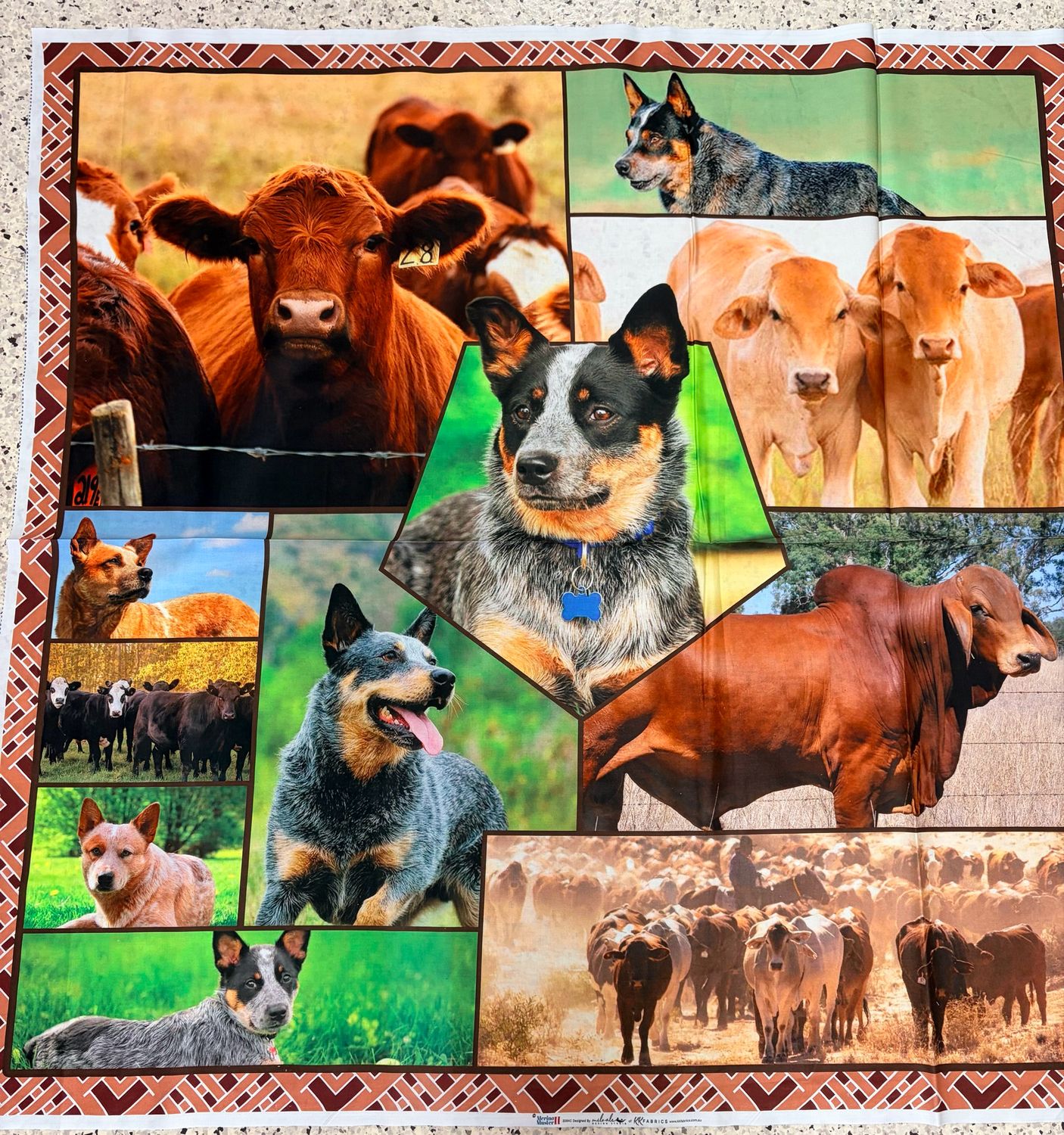 Merino Muster Panel C - Cattle & Dogs