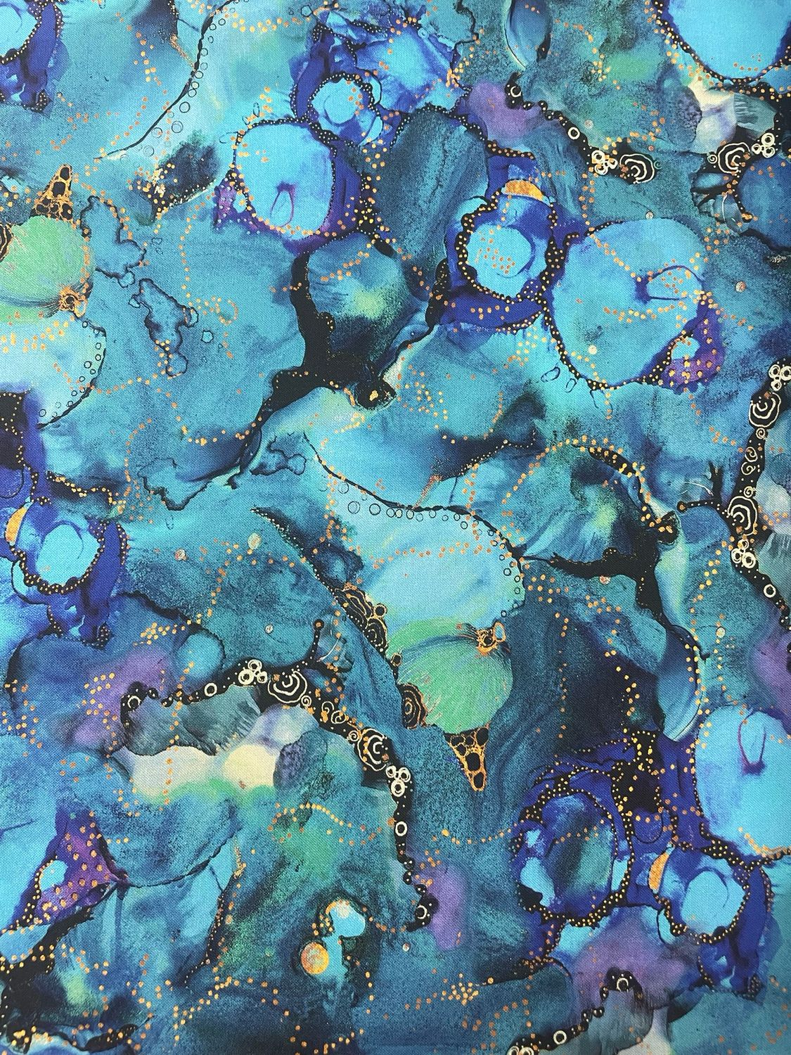 Painted Sea - Tonal Blue