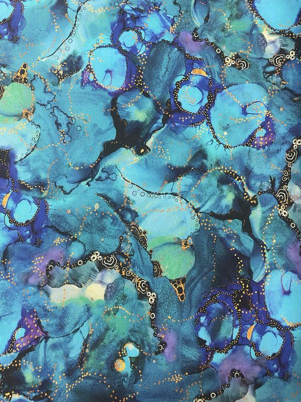 Painted Sea - Tonal Blue