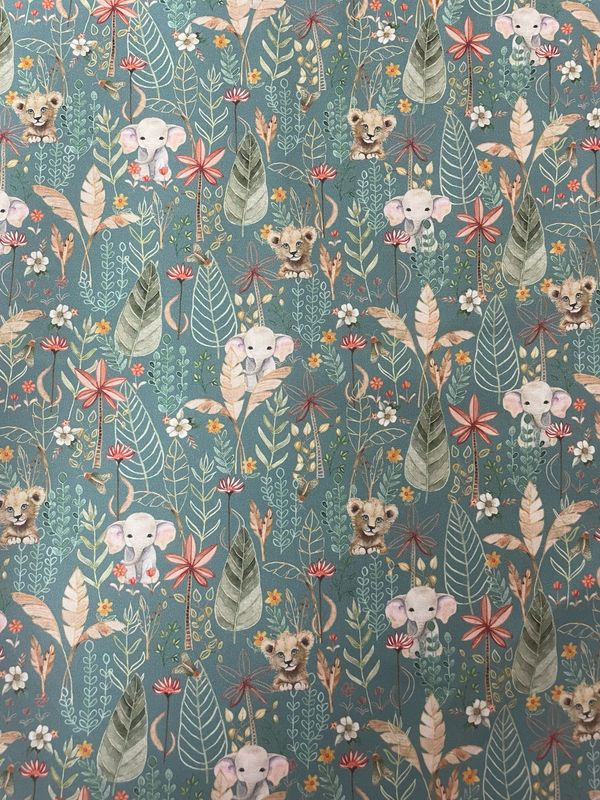 Mini Menagerie - Animals Blue