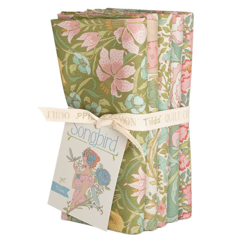 Tilda - Songbird - FQ Bundle Green