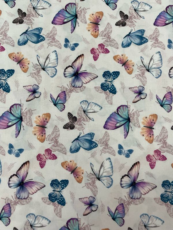 Butterfly Garden - Just Butterflies White