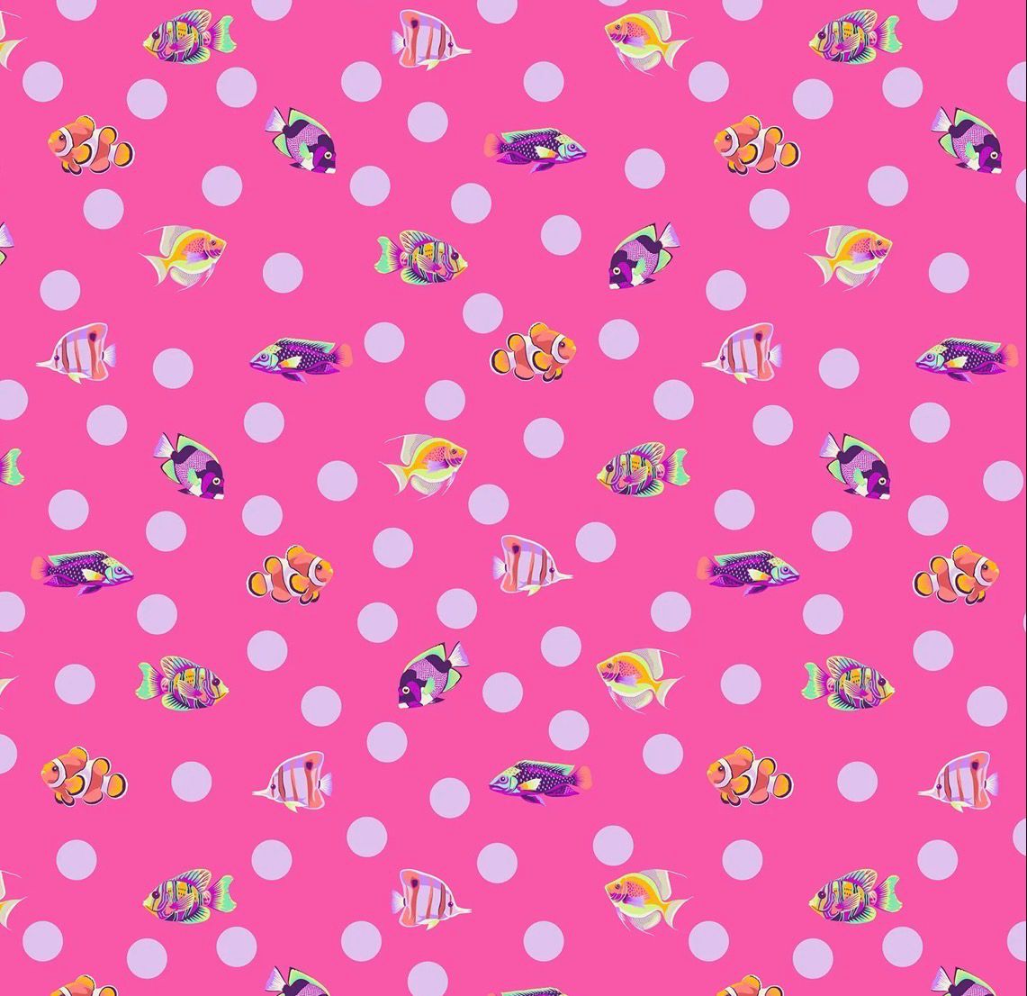 Tula Pink Floral Reef - School Crossing Delphine