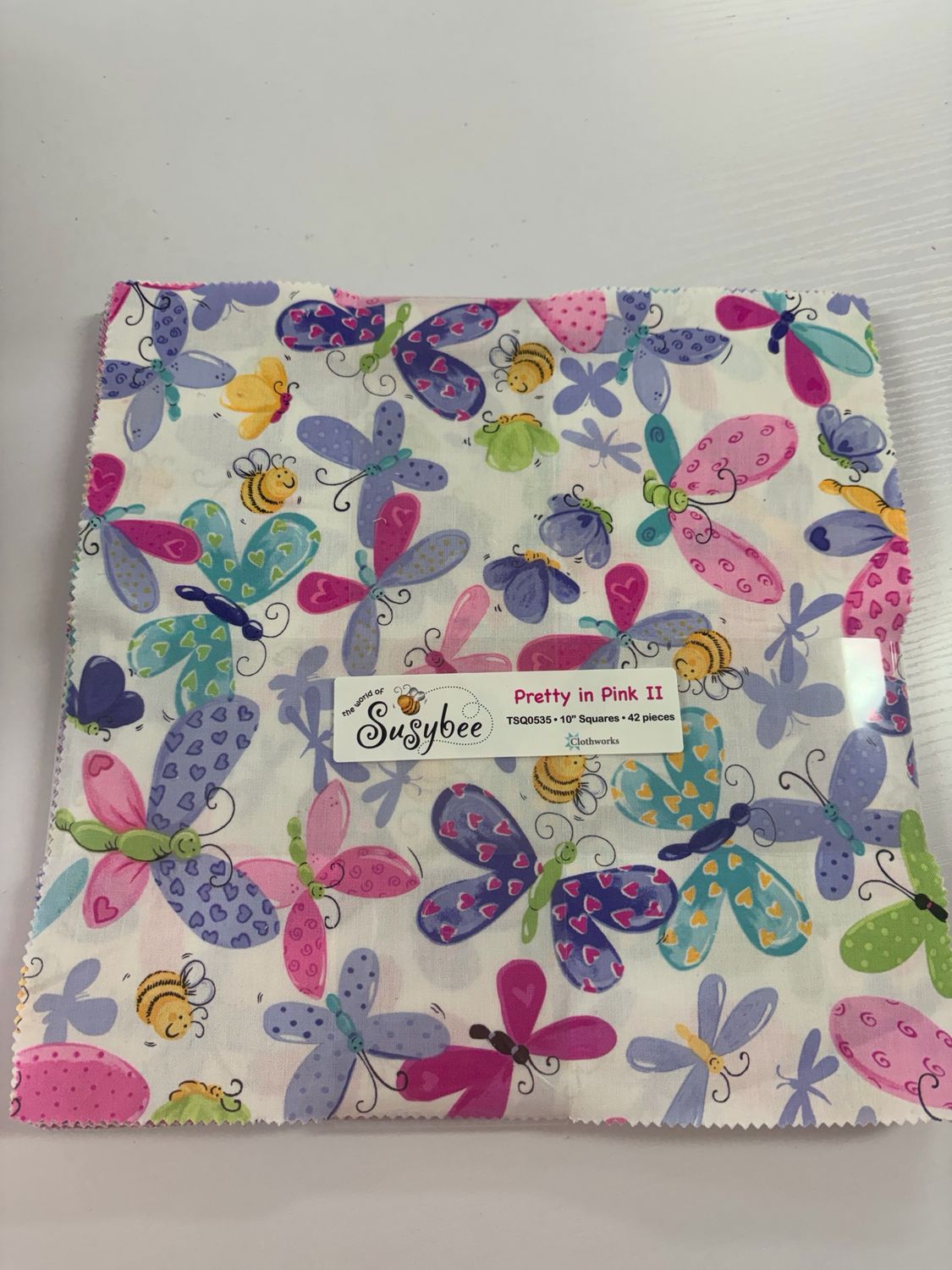 Susybee - Pretty In Pink 10” Charm Squares