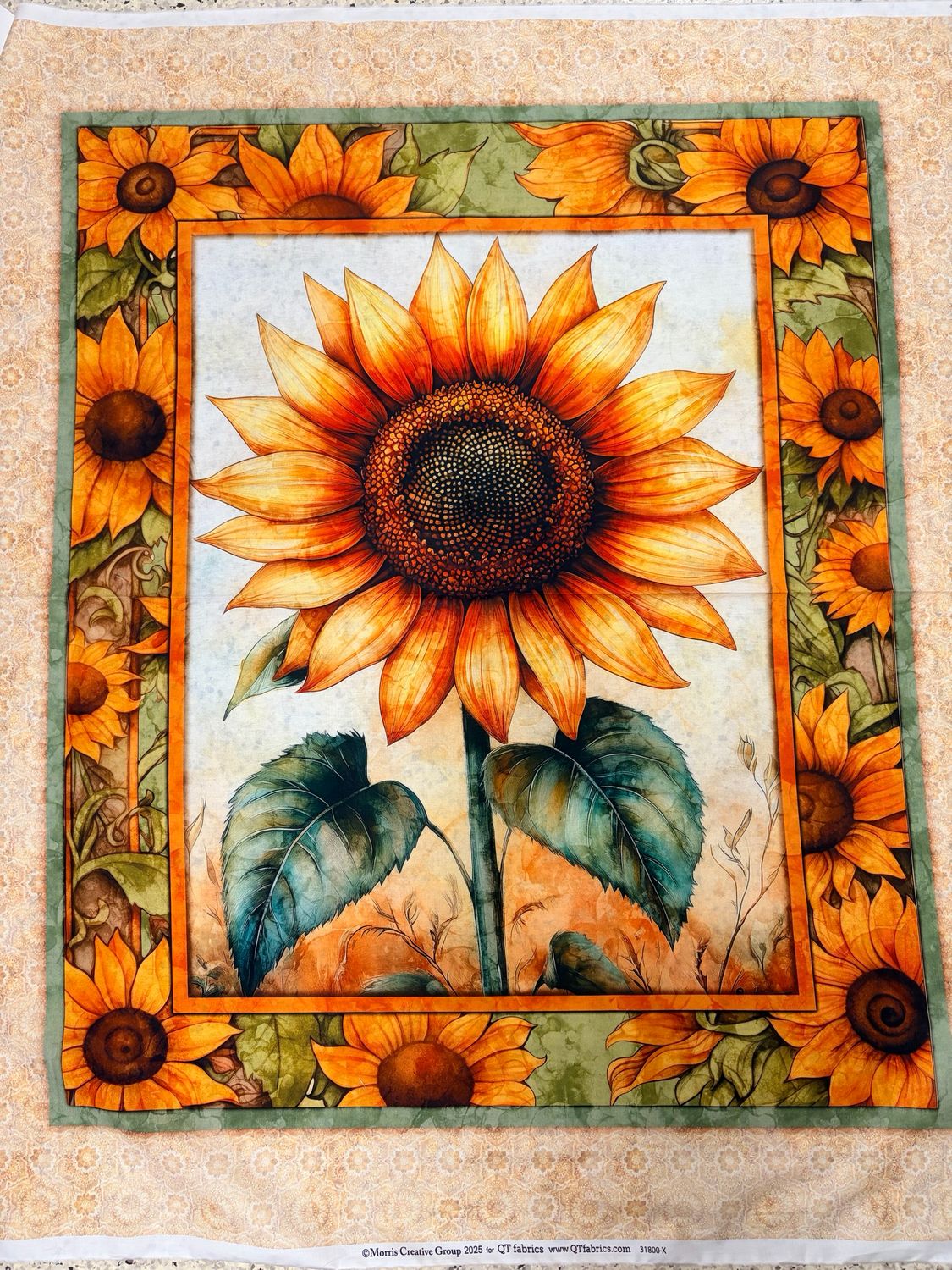 Sunflower Serenade - Panel