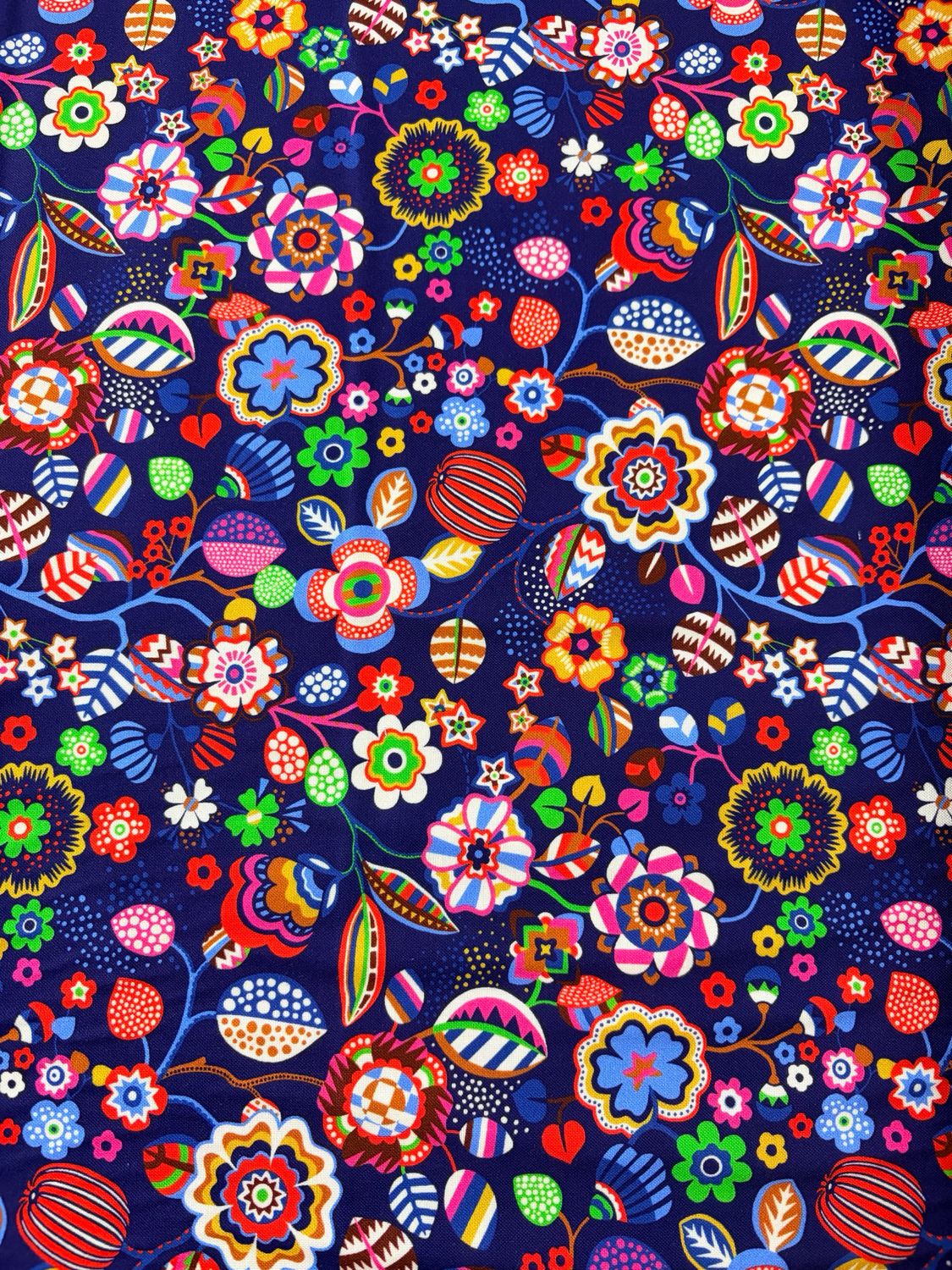 Primavera - Tree Flower In Navy