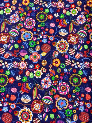 Primavera - Tree Flower In Navy