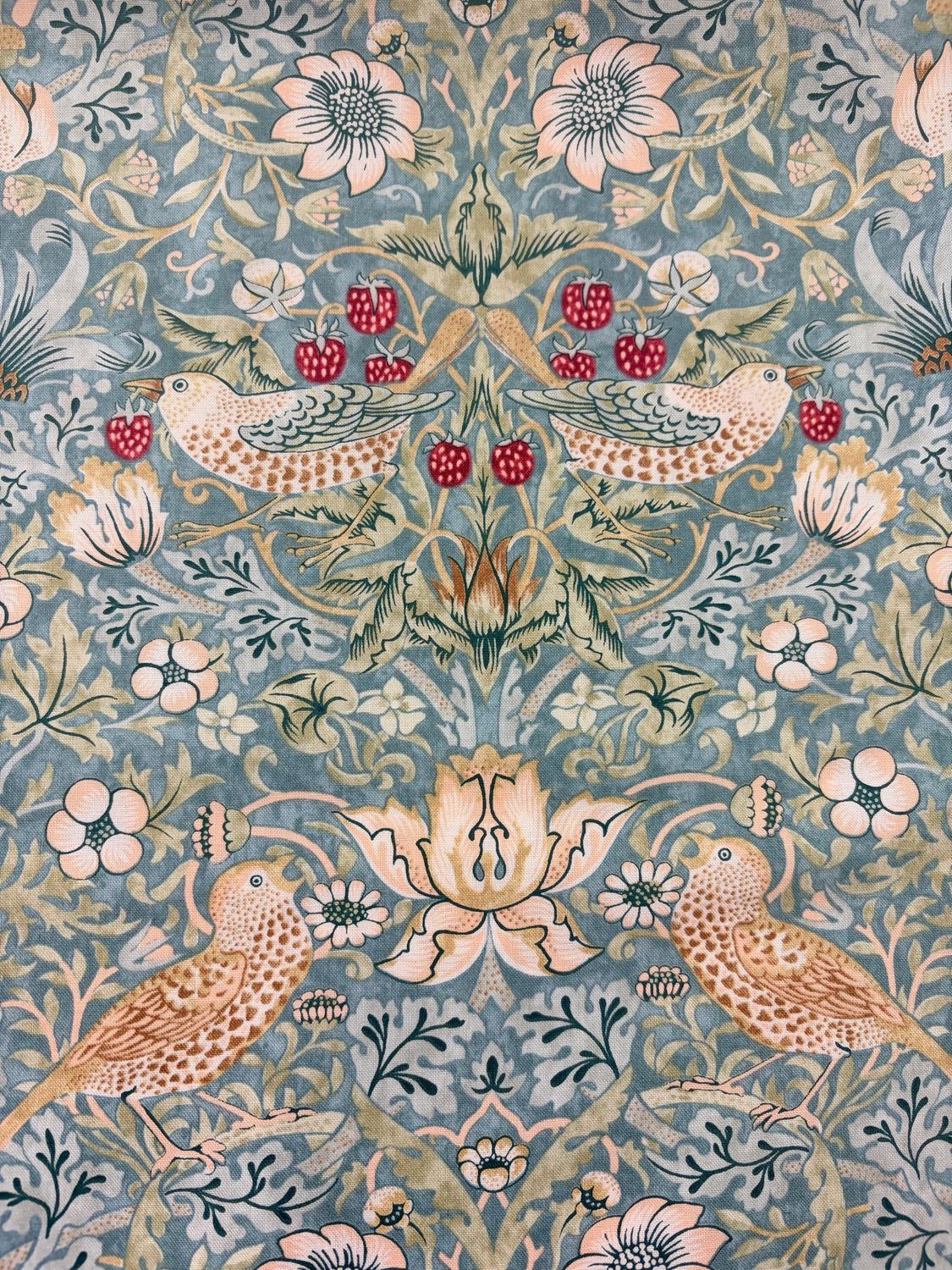 Morris & Co - Strawberry Thief Aqua