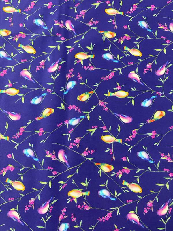 Serafina - Birds Purple