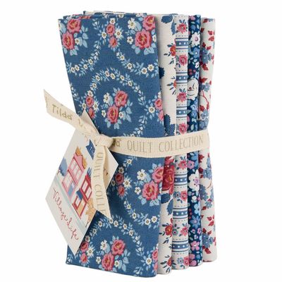 Tilda - Village Life - Blue FQ Bundle