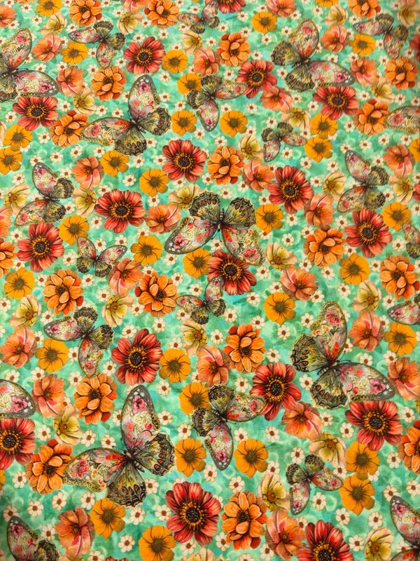 Enchanted Canopy - Butterflies & Flowers