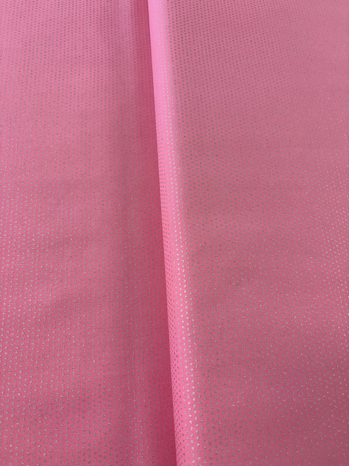 Pinpricks Pink - Silver Metallic