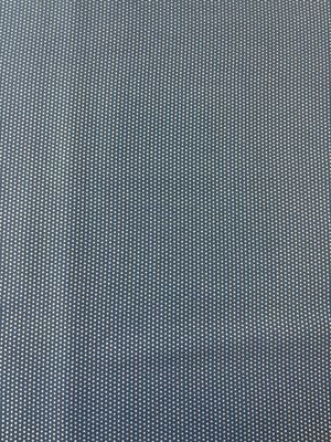 Pinpricks Navy - Silver Metallic