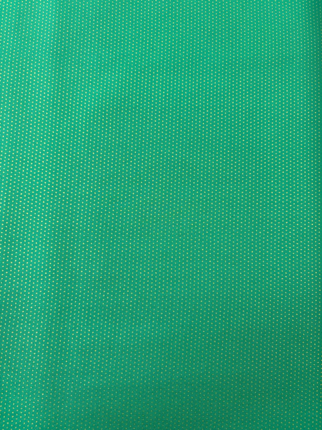 Pinpricks Green - Gold Metallic